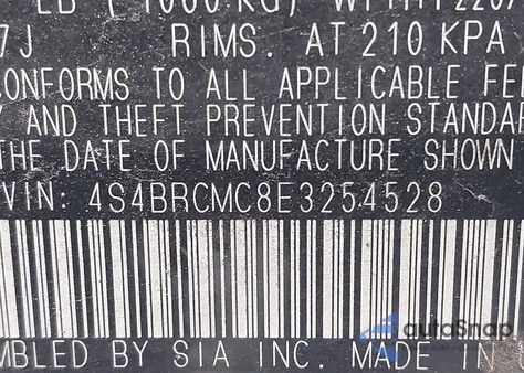 2014 Subaru Outback 2.5I Limited z USA, uszkodzony, nr VIN 4S4BRCMC8E3254528